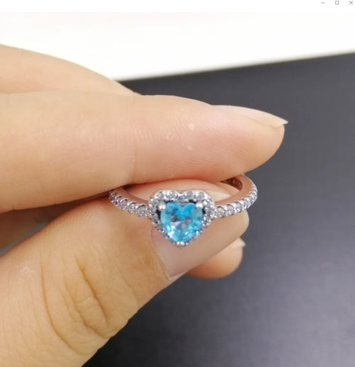 Anillo Corazón Soleste 🩵