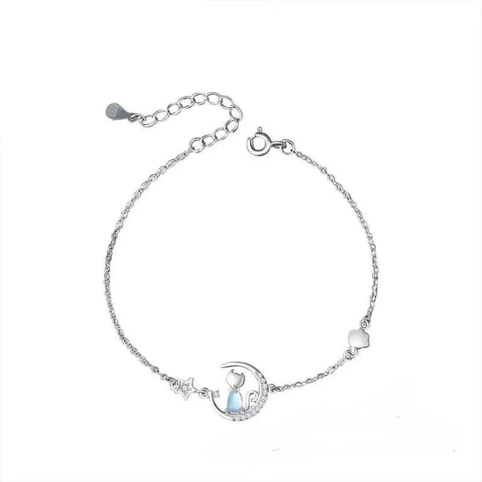Pulsera Gatito en la luna