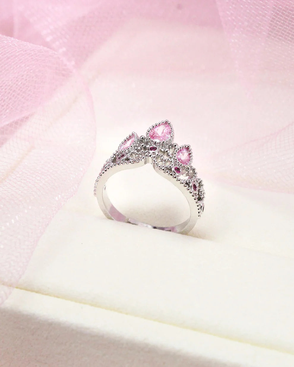 Anillo corona Rapunzel (plata)