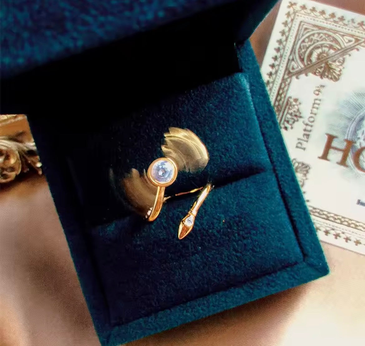 Anillo Snitch Dorada