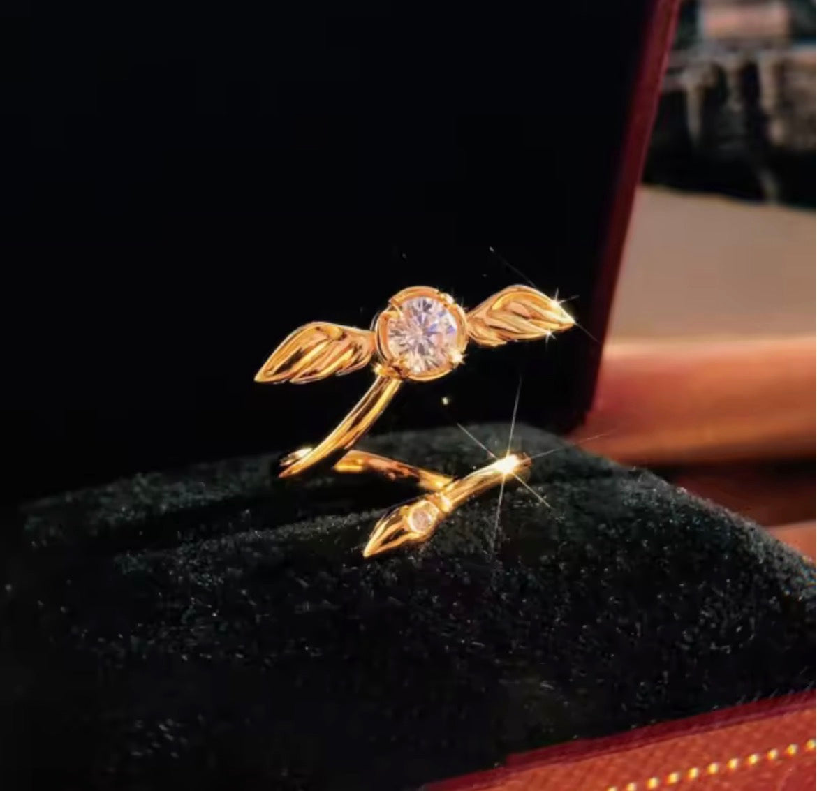 Anillo Snitch Dorada