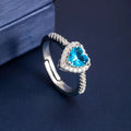 Anillo Corazón Soleste 🩵