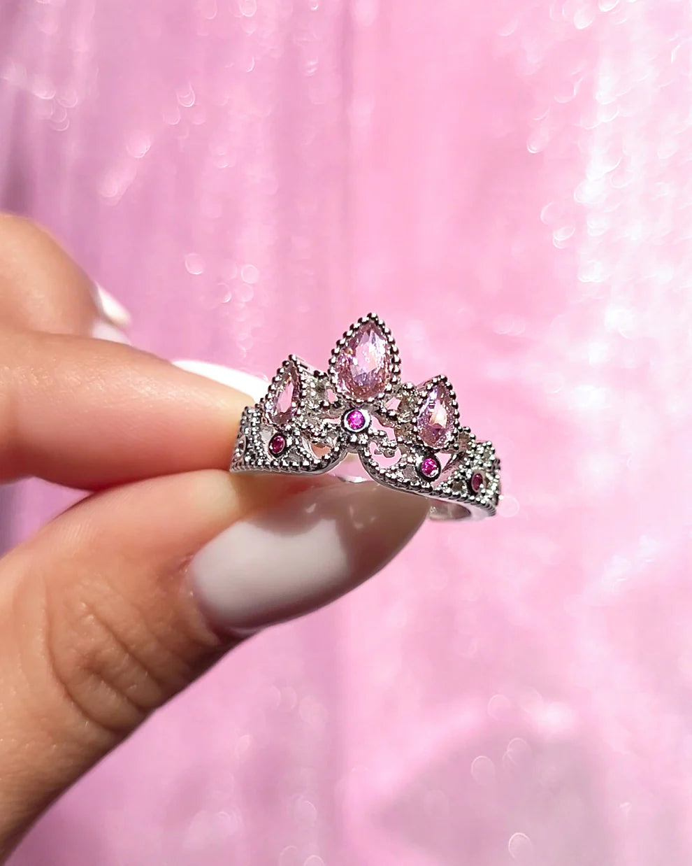 Anillo corona Rapunzel (plata)