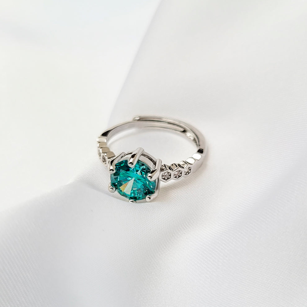 Anillo Tuva con plata S925 - LYX Guatemala