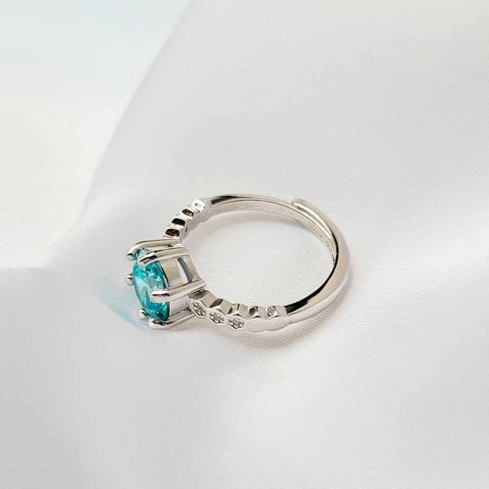 Anillo Tuva con plata S925 - LYX Guatemala
