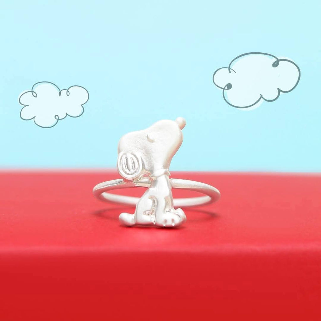 Anillos Snoopy con plata S925 y oro de 14k - LYX Guatemala