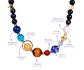 Collar Sistema Solar con piedras naturales - LYX Guatemala