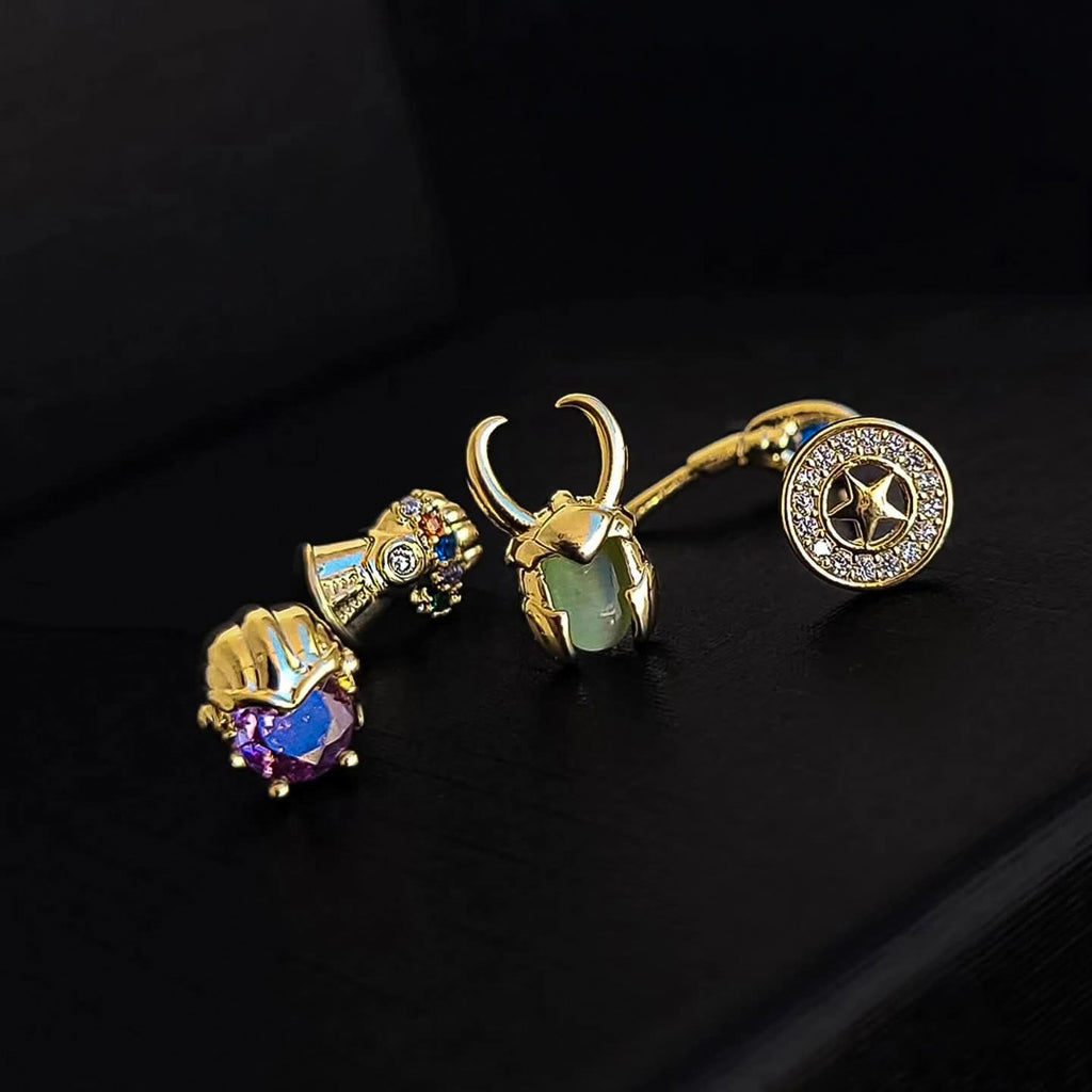 Set aretes Marvel