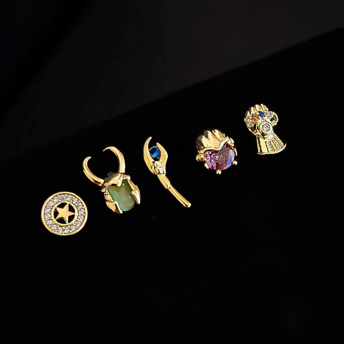 Set aretes Marvel