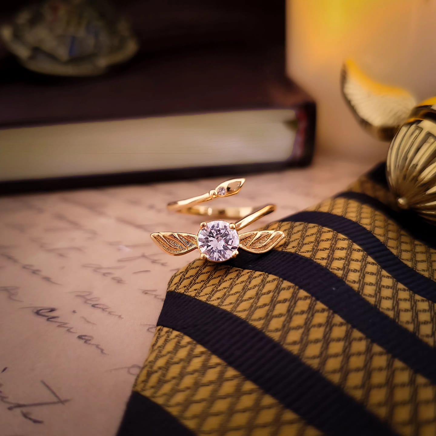 Anillo Snitch Dorada