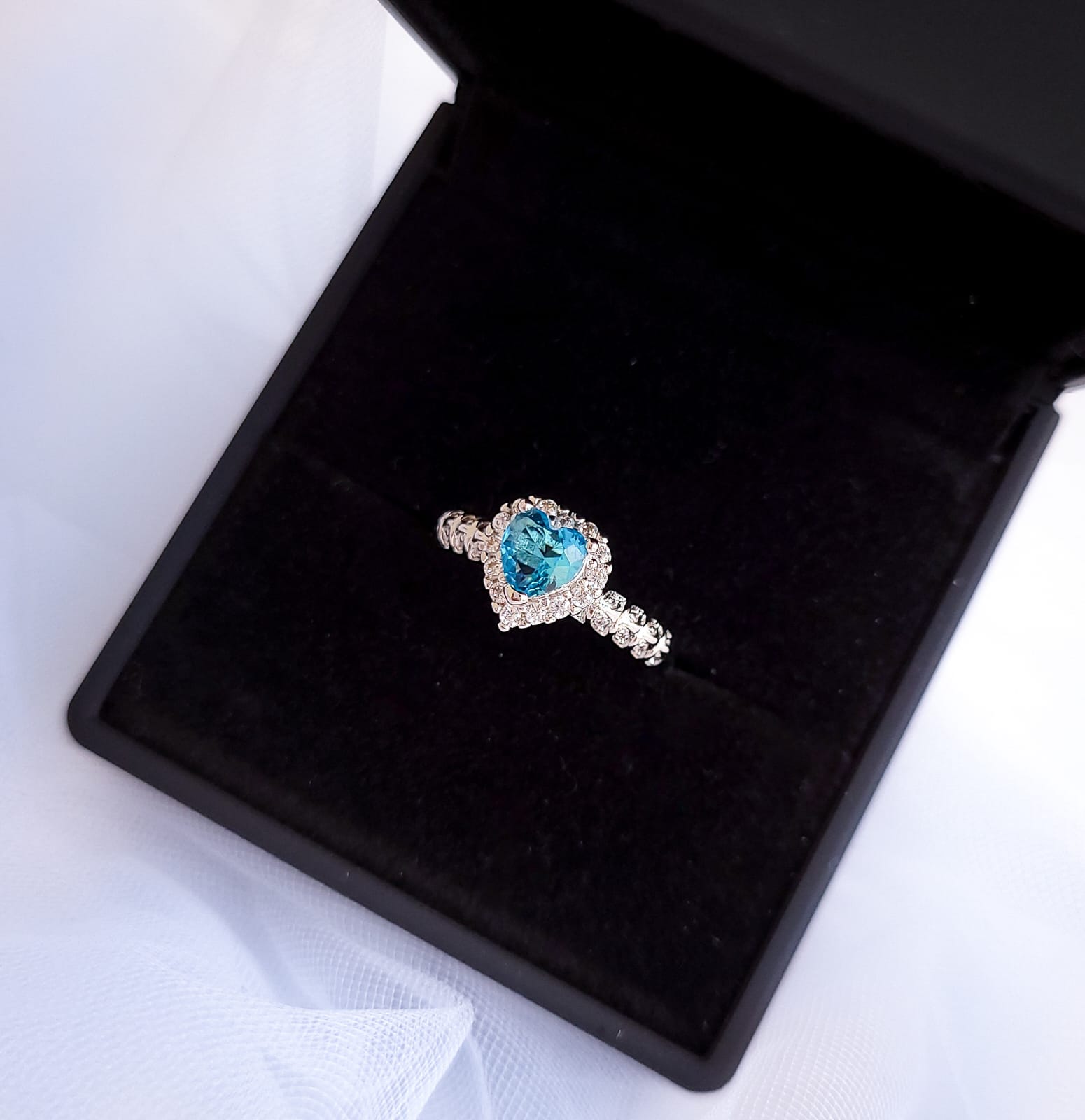 Anillo Corazón Soleste 🩵