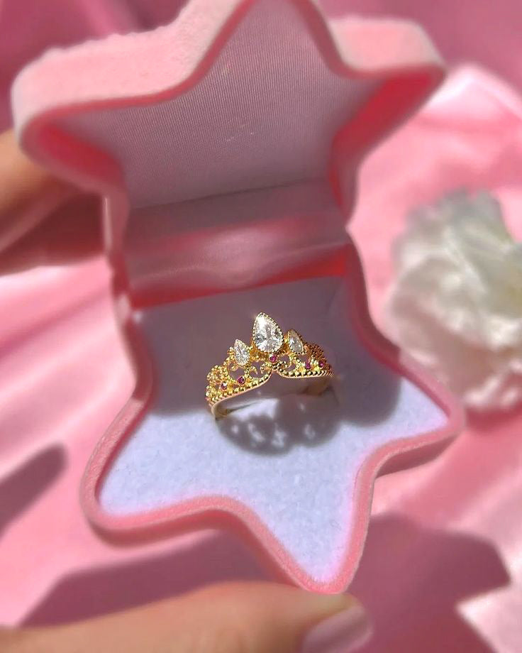 Anillo corona Rapunzel