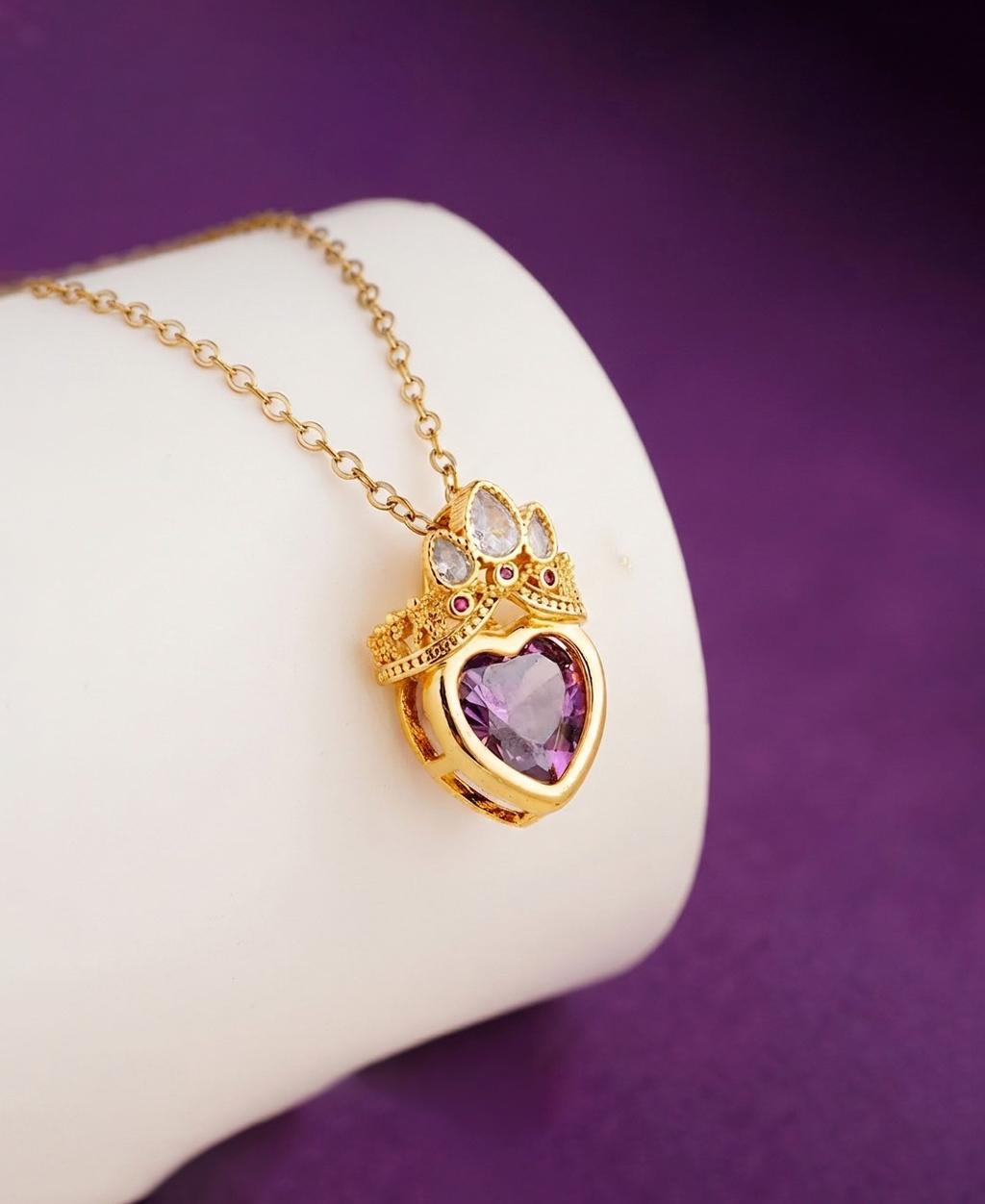 Collar Corazón Rapunzel
