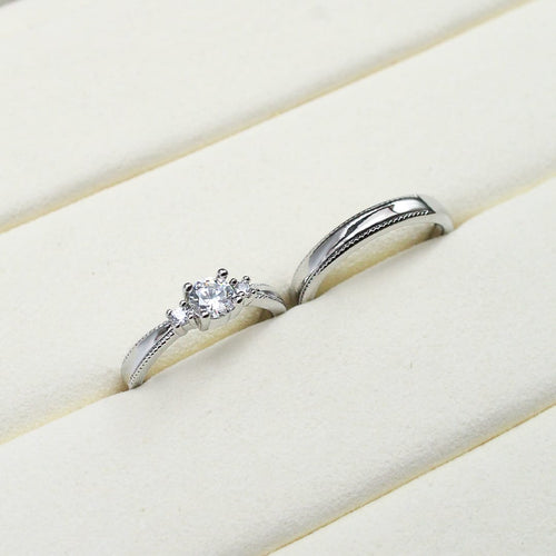 Anillo de compromiso punteado