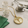 Collar medalla de salud