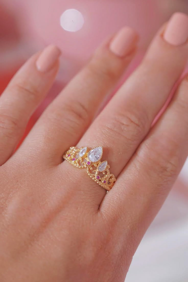 Anillo corona Rapunzel