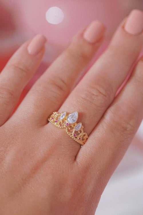 Anillo corona Rapunzel