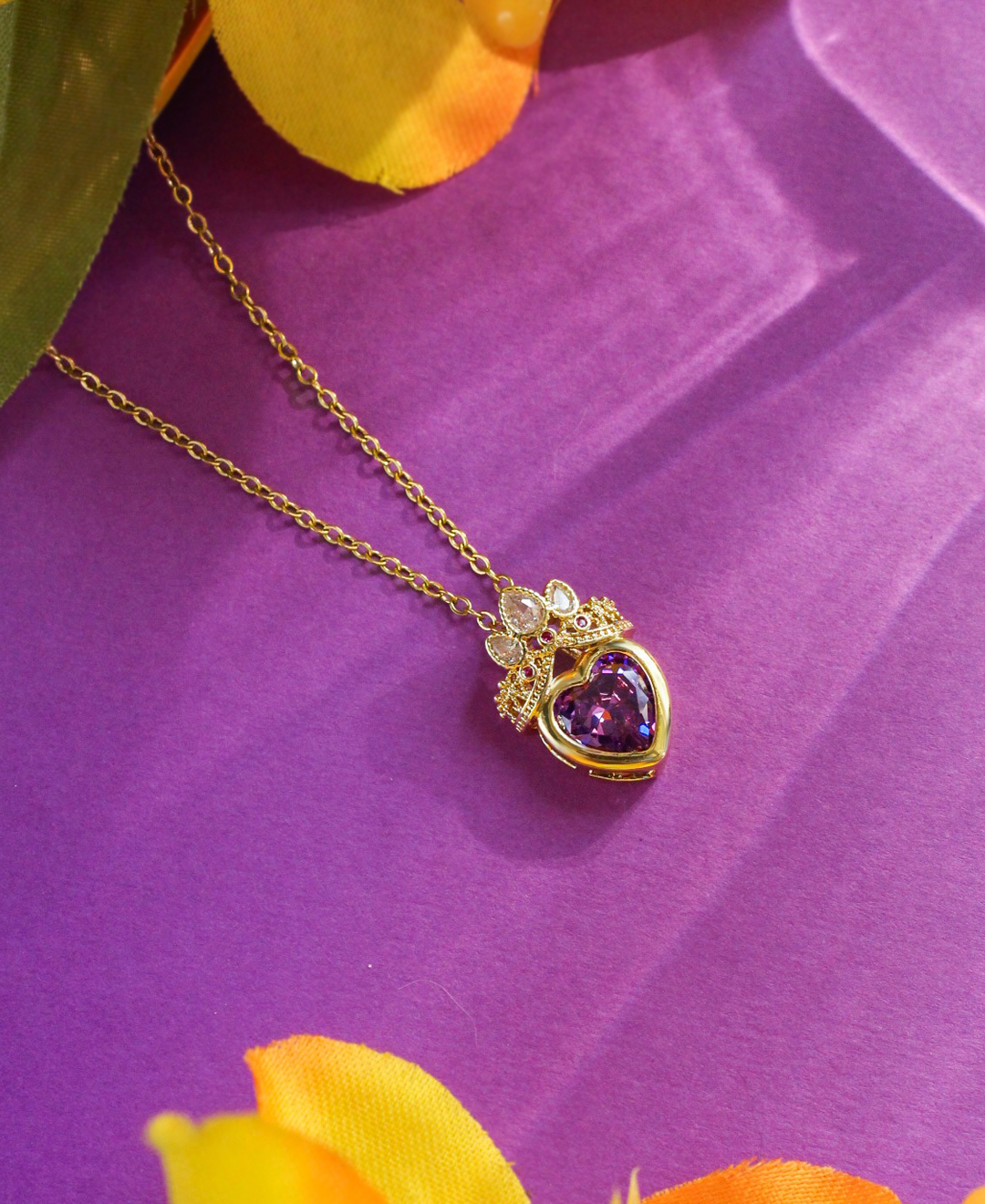 Collar Corazón Rapunzel